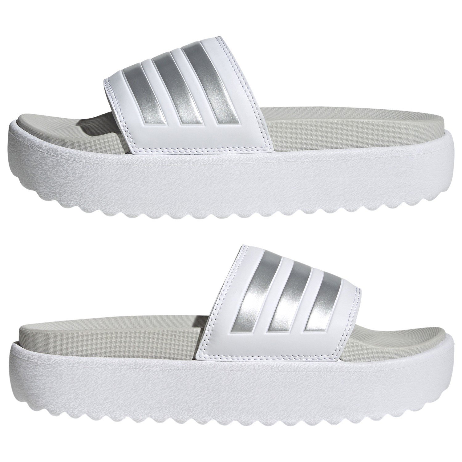 Adidas Sandals And Flip Flops pour Femme - Argent