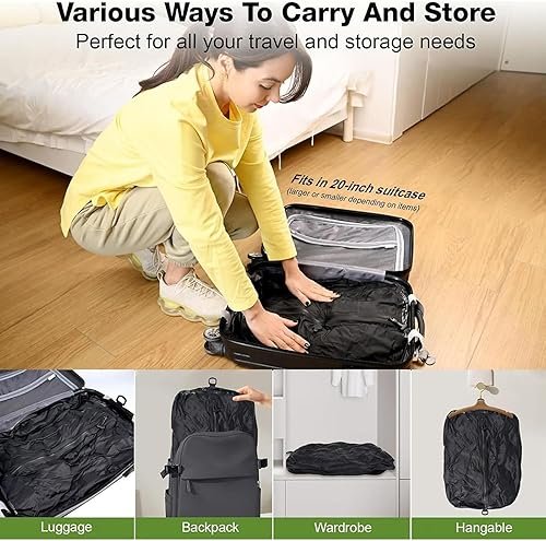 Travel Vacuum Bags for Luggage, Large Capacity Storage with Air ...