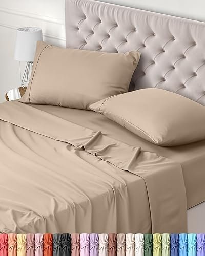 Utopia Bedding Parure de Lit 150x200, Draps de Lit 2 Personnes, Ensemble de Draps 4 ...