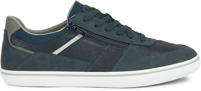 Geox Homme U Elver a Basket, Bleu Marine, 42 EU
