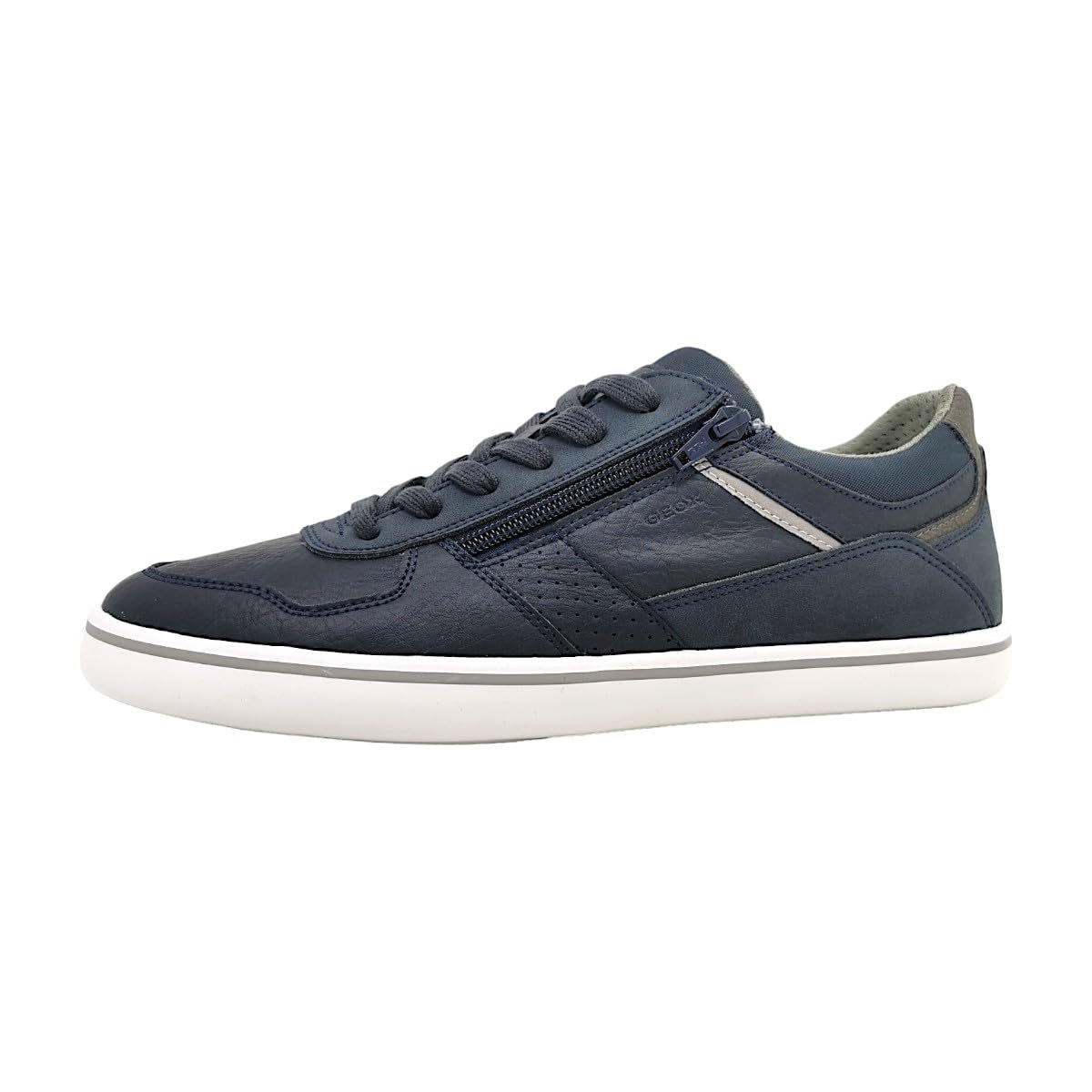 Geox Homme U Elver a Basket, Bleu Marine, 42 EU