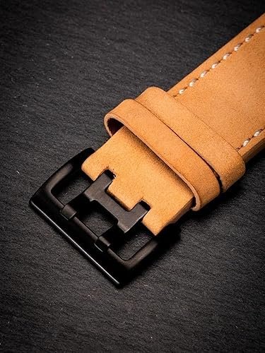 MAKAZHZZRM Bracelet Montre Cuir Hamilton 20-22mm