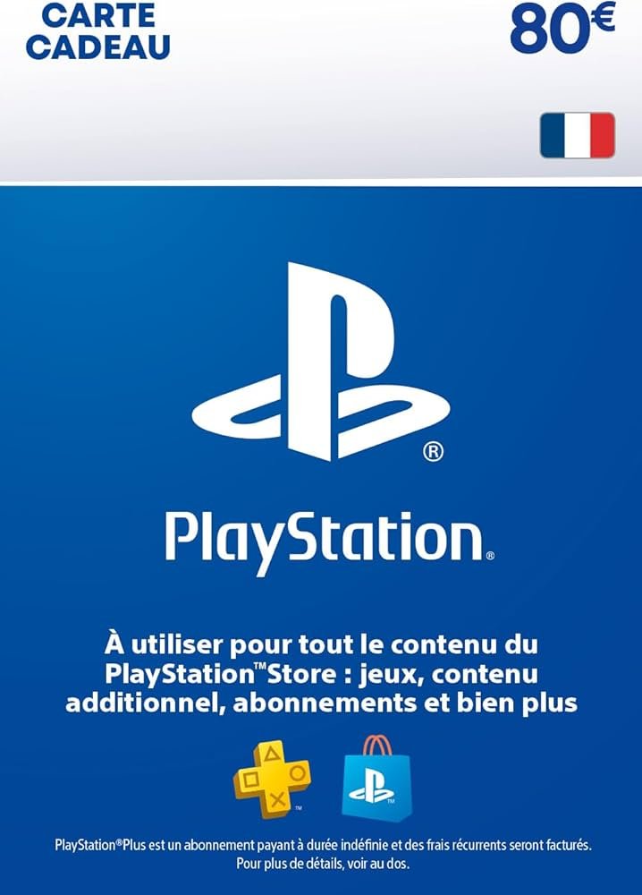 Playstation PS5 Pro + 80€ Carte Cadeau Compte PSN français ...