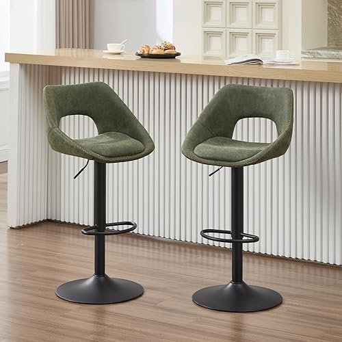 DAYALANE Lot de 2 Tabourets de Bar Reglable en Hauteur Chaise de ...