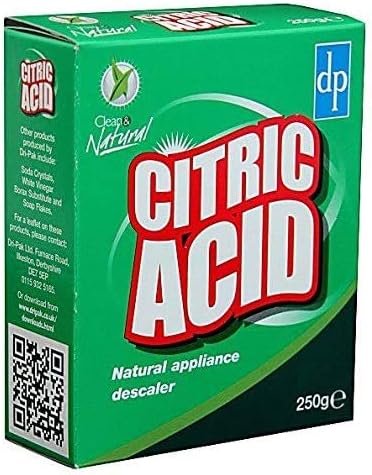 Lot de 2 produits detartrants pour machine à laver, acide citrique ...