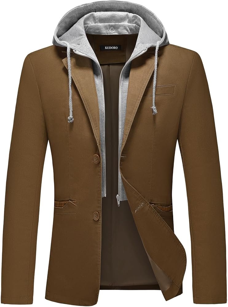 Blouson Homme Veste Jacket Slim Blazer Veston Casual, Bleu ...