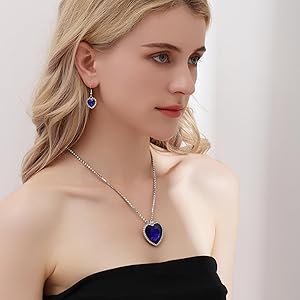 DP Design Collier pour femme avec pendentif Titanic Cœur de l ...