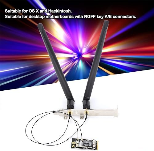 PUSOKEI Adaptateur de Carte WiFi pour Ordinateur Portable A1369 ...