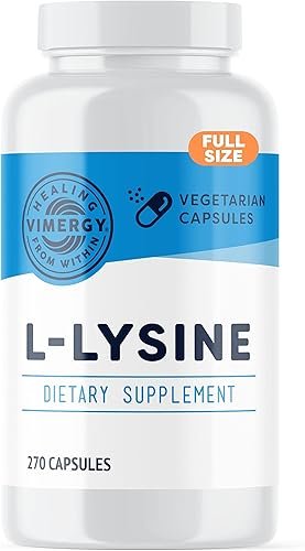 Vimergy L-Lysine Gelules de 500 MG, 270 Portions – Acide Amine ...