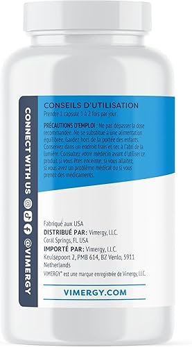 Vimergy L-Lysine Gelules de 500 MG, 270 Portions – Acide Amine ...