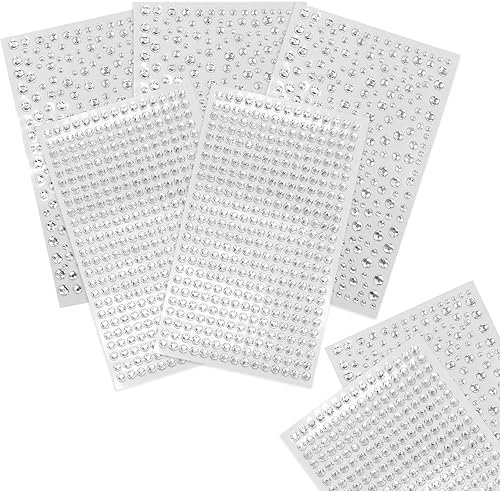 1725 particles Strass Autocollants Cristal,5pcs Strass ...
