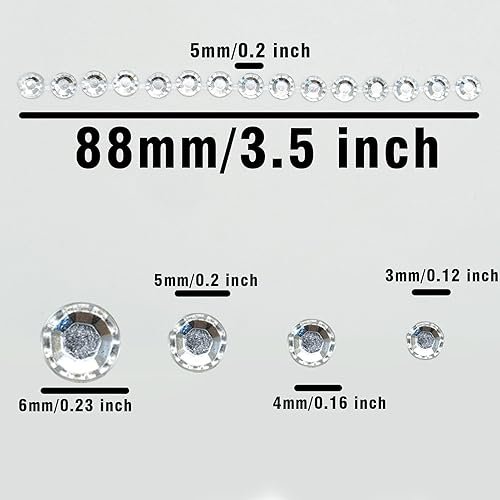1725 particles Strass Autocollants Cristal,5pcs Strass ...