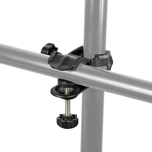 Pixapro ® Double bras Serre-joint en C pour support de lampe avec ...