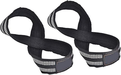 1 paire Figure 8 sangles de levage de poids dragonne de ...