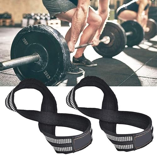 1 paire Figure 8 sangles de levage de poids dragonne de ...