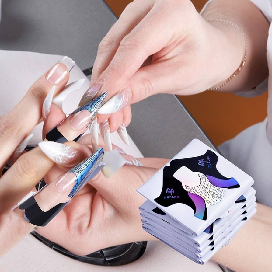 HOMSFOU Kit Manucure 100 Extensions D'ongles Transparentes ...