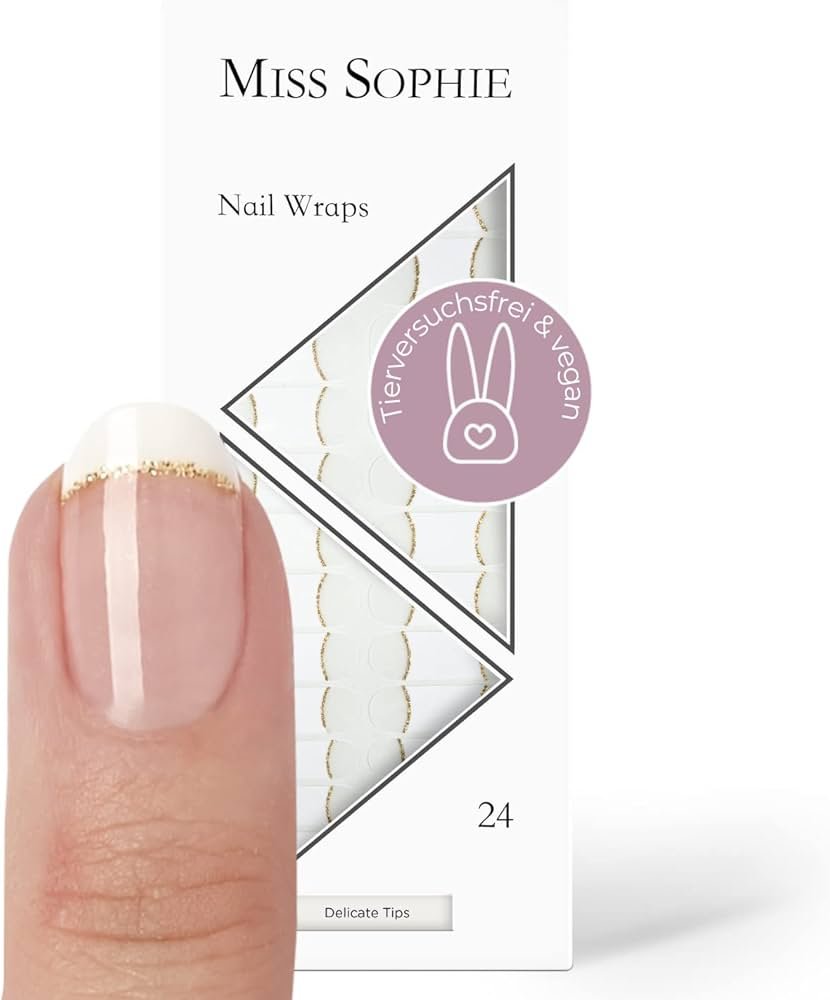Original Miss Sophie Stickers pour ongles I 24 bandes ultra-fines ...
