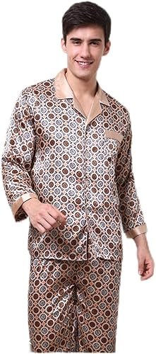 Pyjama slim à manches longues pour homme ideal pour le printemps, l ...