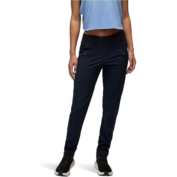 prAna Women's Briann Pant Tall Inseam, Black, 00