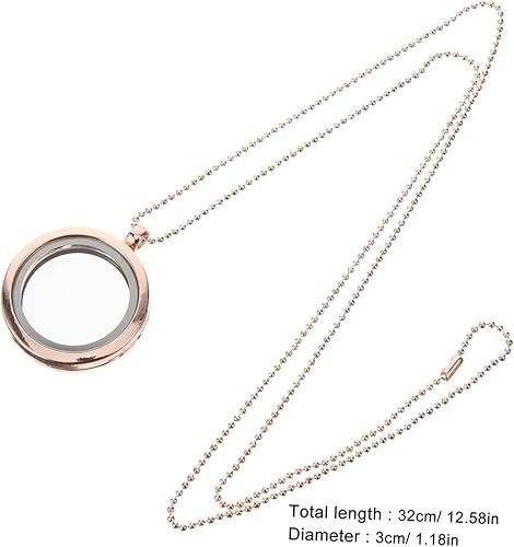 ORFOFE Pendentif Cadre Photo Rond Metal Plateau ...