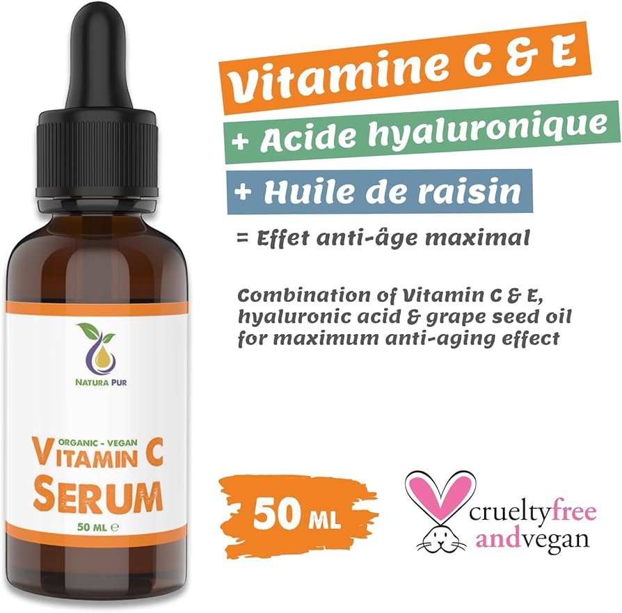 Vegetalien, neutre et propre | Serum pour le visage à l'acide hyaluronique