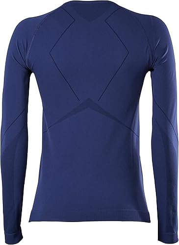 FALKE Warm Comfort Fit W L/S SH Couche de Base superieure Femme, Bleu (Dark Night 6177), S