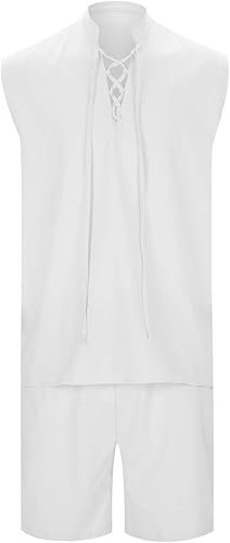 Ensemble d'ete sans manches pour homme - Ensemble chemise et ...