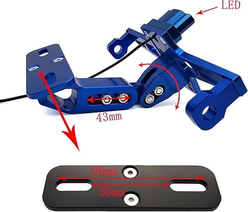 Support Plaque Immatriculation Moto Guzzi Brutale 1000