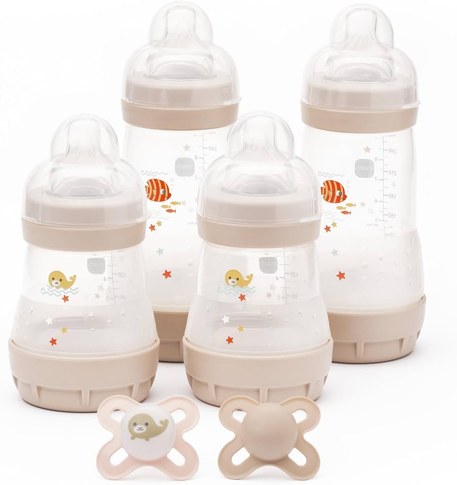 Baby Bottle Complete Feeding Set Grey - BabyBliss