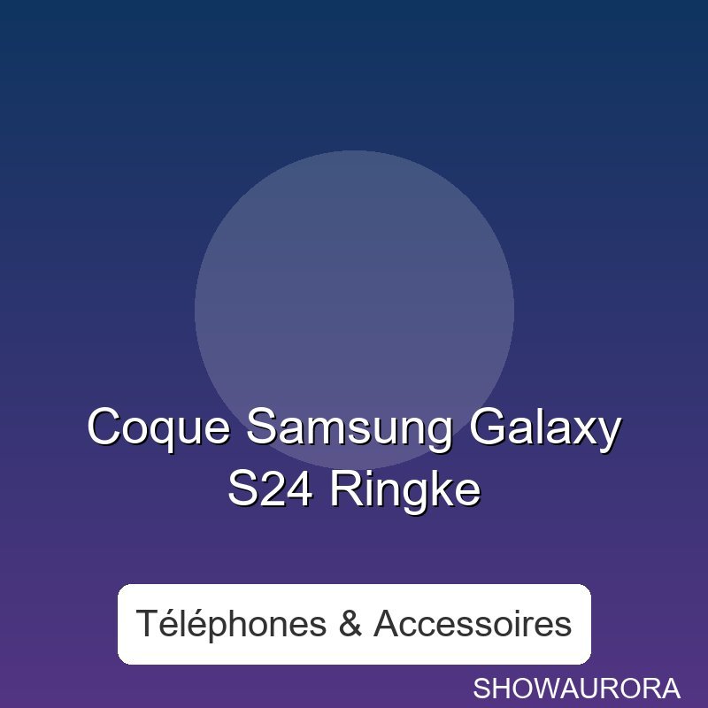 Coque Samsung Galaxy S24 Ringke - Ecran: AMOLED QHD+ 120Hz