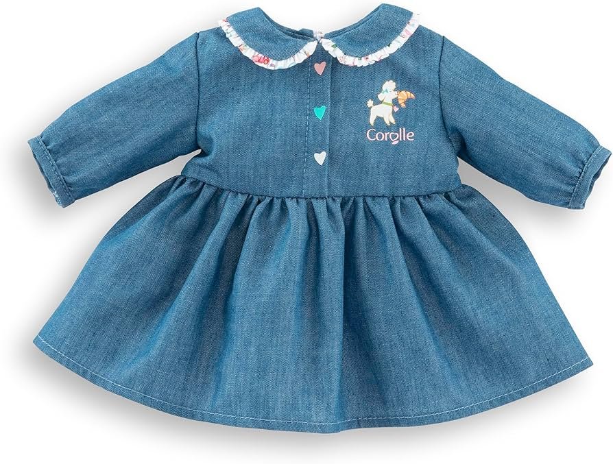 This Corolle 30 cm doll clothing set is positioned as a premeium, heritage French brand item with st