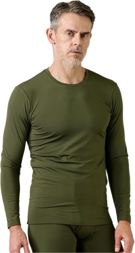LAPASA Men's Thermal Underwear Set Top & Bottom Undershirt Long Sleeve