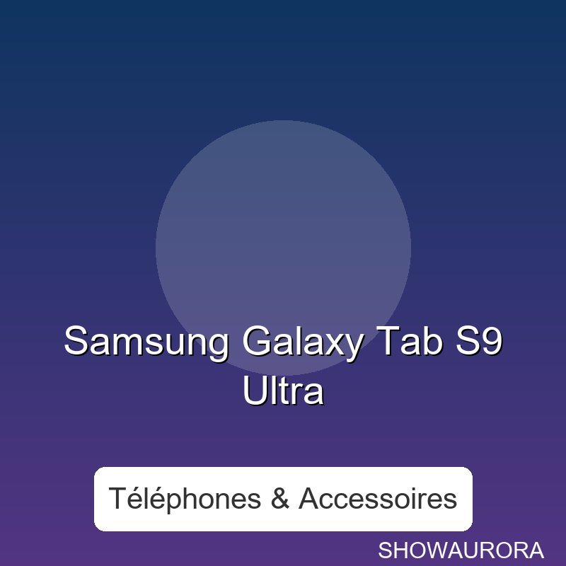 Samsung Galaxy Tab S9 Ultra - Ecran: Liquid Retina / AMOLED