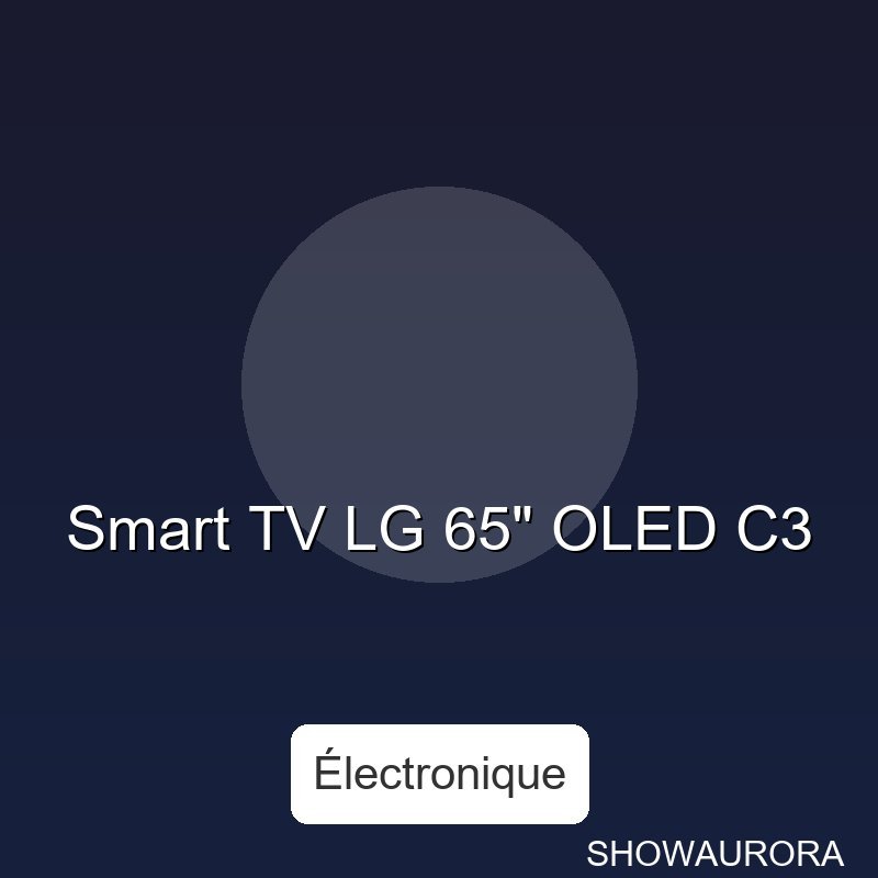 TV LG 65" OLED C3