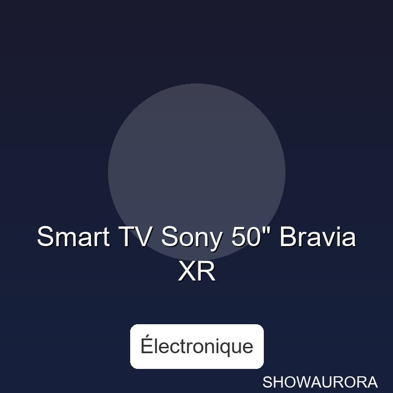 TV Sony 50" Bravia XR